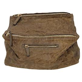 Givenchy-Givenchy Sheepskin Pandora Handbag BB05250004 025-Brown