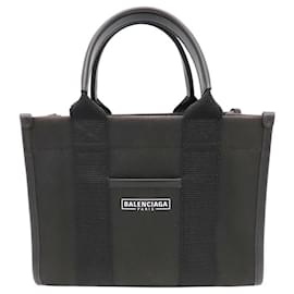 Balenciaga-Sac tote en toile et cuir Balenciaga 2way 693662.1090.R.527277-Noir