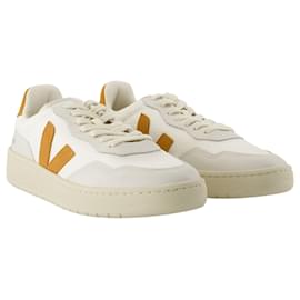 Veja-V-90 Sneakers - Veja - Nylon - White-White