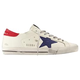 Golden Goose-Super Star Sneakers - Golden Goose Deluxe Brand - Leather - White-White