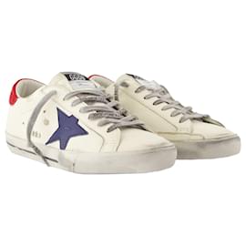 Golden Goose-Super Star Sneakers - Golden Goose Deluxe Brand - Leather - White-White