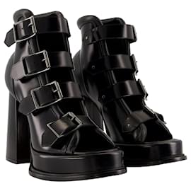 Alexander Mcqueen-Pumps - Alexander McQueen - Leather - Black-Black