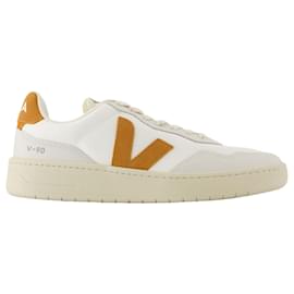 Veja-V-90 Sneakers - Veja - Nylon - White-White