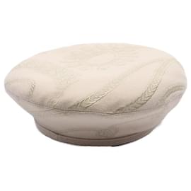 Hermès-Chapeau Hermes Wool Saint-Honoré En Finesse Sellier-Marron,Beige