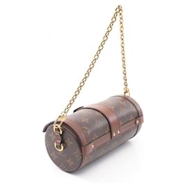 Louis Vuitton-Louis Vuitton Monogram Papillon Trunk Shoulder Bag M57835-Brown