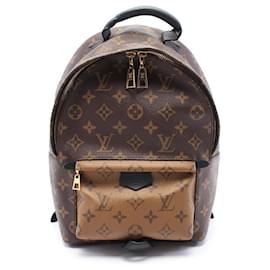 Louis Vuitton-Louis Vuitton Monogram Reverse Palm Springs Backpack M43116-Brown