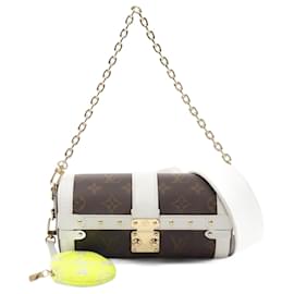 Louis Vuitton-Louis Vuitton Monogram Papillon Trunk Shoulder Bag M81485-Brown