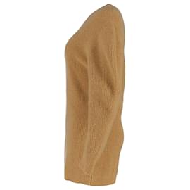Isabel Marant- Isabel Marant Knitted Mini Sweater Dress in Brown Wool-Brown,Red