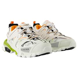 Balenciaga-Track Sneakers - Balenciaga - Synthetic - White/Orange-White