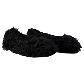 Balenciaga-Leopold Ballerinas - Balenciaga - Fake Fur - Black-Black
