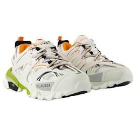 Balenciaga-Track Sneakers - Balenciaga - Synthetic - White/Orange-White