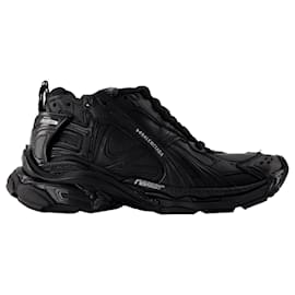 Balenciaga-Baskets Ripstop Runner - Balenciaga - Synthétique - Noir-Noir