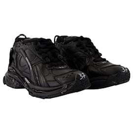 Balenciaga-Baskets Ripstop Runner - Balenciaga - Synthétique - Noir-Noir