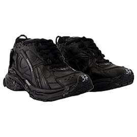 Balenciaga-Baskets Ripstop Runner - Balenciaga - Synthétique - Noir-Noir