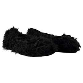 Balenciaga-Leopold Ballerinas - Balenciaga - Fake Fur - Black-Black