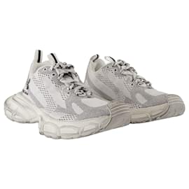 Balenciaga-Baskets 3XL - Balenciaga - Synthétique - Blanc-Blanc