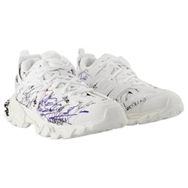 Balenciaga-Track Sneakers - Balenciaga - Nylon - Blanc-Blanc