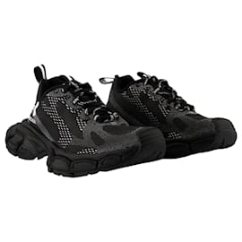 Balenciaga-Baskets 3XL - Balenciaga - Synthétique - Noir/Blanc-Noir