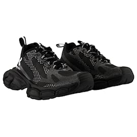 Balenciaga-Baskets 3XL - Balenciaga - Synthétique - Noir/Blanc-Noir