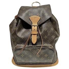 Louis Vuitton-Louis Vuitton Monogram Montsouris GM Backpack-Brown