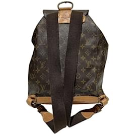 Louis Vuitton-Louis Vuitton Monogram Montsouris GM Backpack-Brown