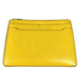 Hermès Gelbe Kartenetui von Hermes Gelb