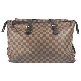 Borsa Tote Chelsea Damier Louis Vuitton Marrone