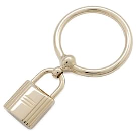 Hermès-Hermes Gold Metal Scarf Ring-Golden