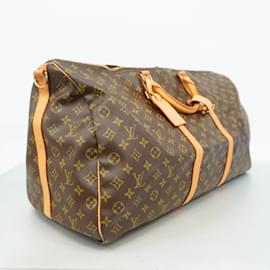 Louis Vuitton-Louis Vuitton Boston Bag Monogram Keepall Bandouliere 60-Brown