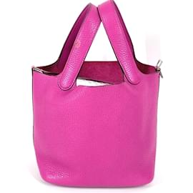 Hermès-Sac à main Picotin Lock PM d'Hermès-Rose