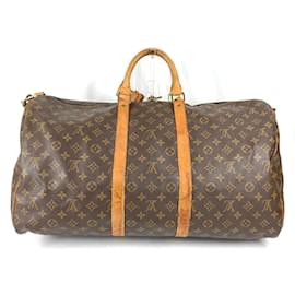 Louis Vuitton-Louis Vuitton Monogram Keepall 55 Bandouliere-Brown