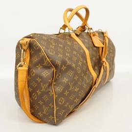 Louis Vuitton-Louis Vuitton Boston Bag Monogram Keepall Bandouliere 50-Brown
