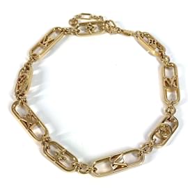 Louis Vuitton-Louis Vuitton My LV Chain GM Necklace-Golden