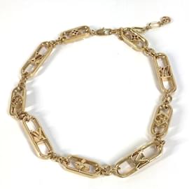 Louis Vuitton-Louis Vuitton My LV Chain GM Necklace-Golden