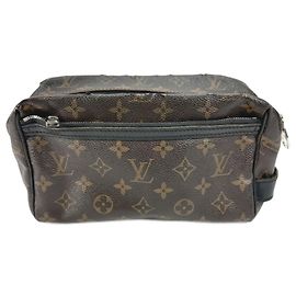 Neceser Truss Monogram Macassar Louis Vuitton Castaño Negro