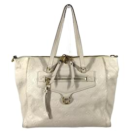 Louis Vuitton-Louis Vuitton Monogram Empreinte Lumineuse PM Tote Bag-White