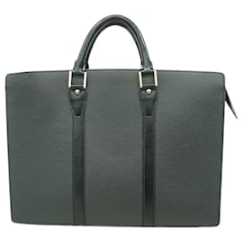 Louis Vuitton-Louis Vuitton Taiga Porte Document Handbag-Grey