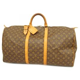 Louis Vuitton-Louis Vuitton Monogram Keepall 60 Boston Bag-Brown