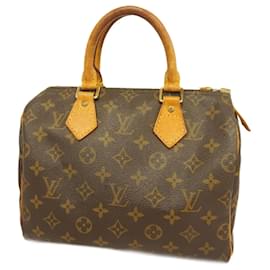 Louis Vuitton-Louis Vuitton Monogram Speedy 25 Handbag-Brown