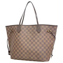 Louis Vuitton-Louis Vuitton Damier Neverfull MM Tote Bag-Damier ebene