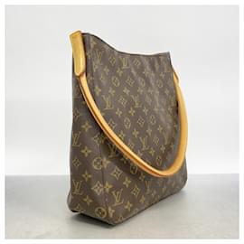 Louis Vuitton-Louis Vuitton Monogram Looping GM Shoulder Bag-Brown