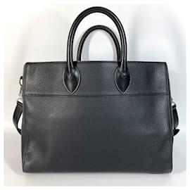 Louis Vuitton-Louis Vuitton Taurillon Cabas Business Shoulder Bag-Black