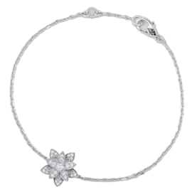 Van Cleef & Arpels-Van Cleef & Arpels White Gold Diamond Charm Bracelet-Other