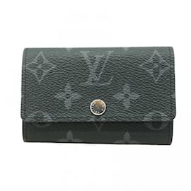 Louis Vuitton-Louis Vuitton Monogram Eclipse Key Case-Black
