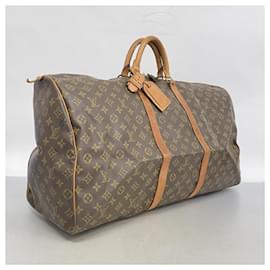 Louis Vuitton-Louis Vuitton Boston Bag Monogram Keepall 60-Brown