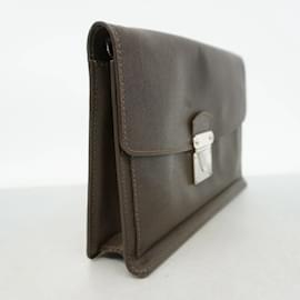 Louis Vuitton-Louis Vuitton Clutch Bag Taiga Belair M32598-Brown