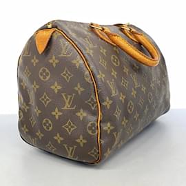 Louis Vuitton-Louis Vuitton Monogram Speedy 30 Handbag-Brown