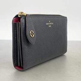 Louis Vuitton-Louis Vuitton Long Wallet Portefeuille Comet M63102 Noir-Black