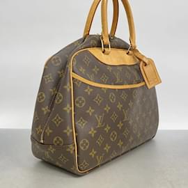 Louis Vuitton-Louis Vuitton Monogram Deauville Handbag-Brown