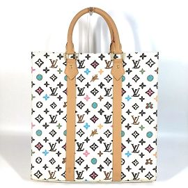 Sac Plat Tote Monogram Craggy Louis Vuitton Multicolore Beige